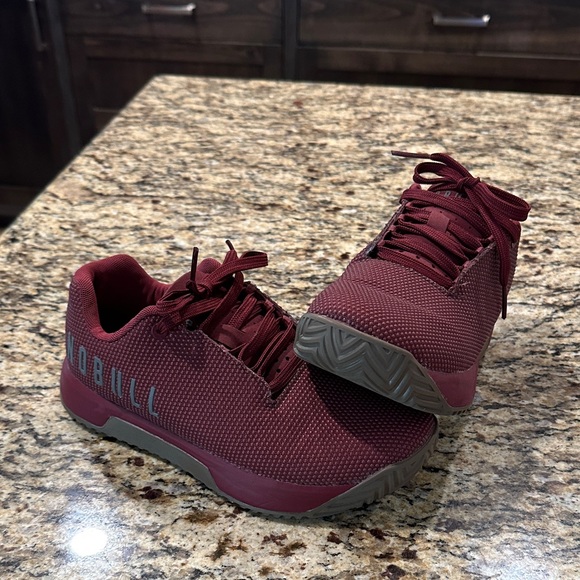 LIKE NEW! NOBULL Women’s Burgundy Trainers+ Shoes - Picture 1 of 6